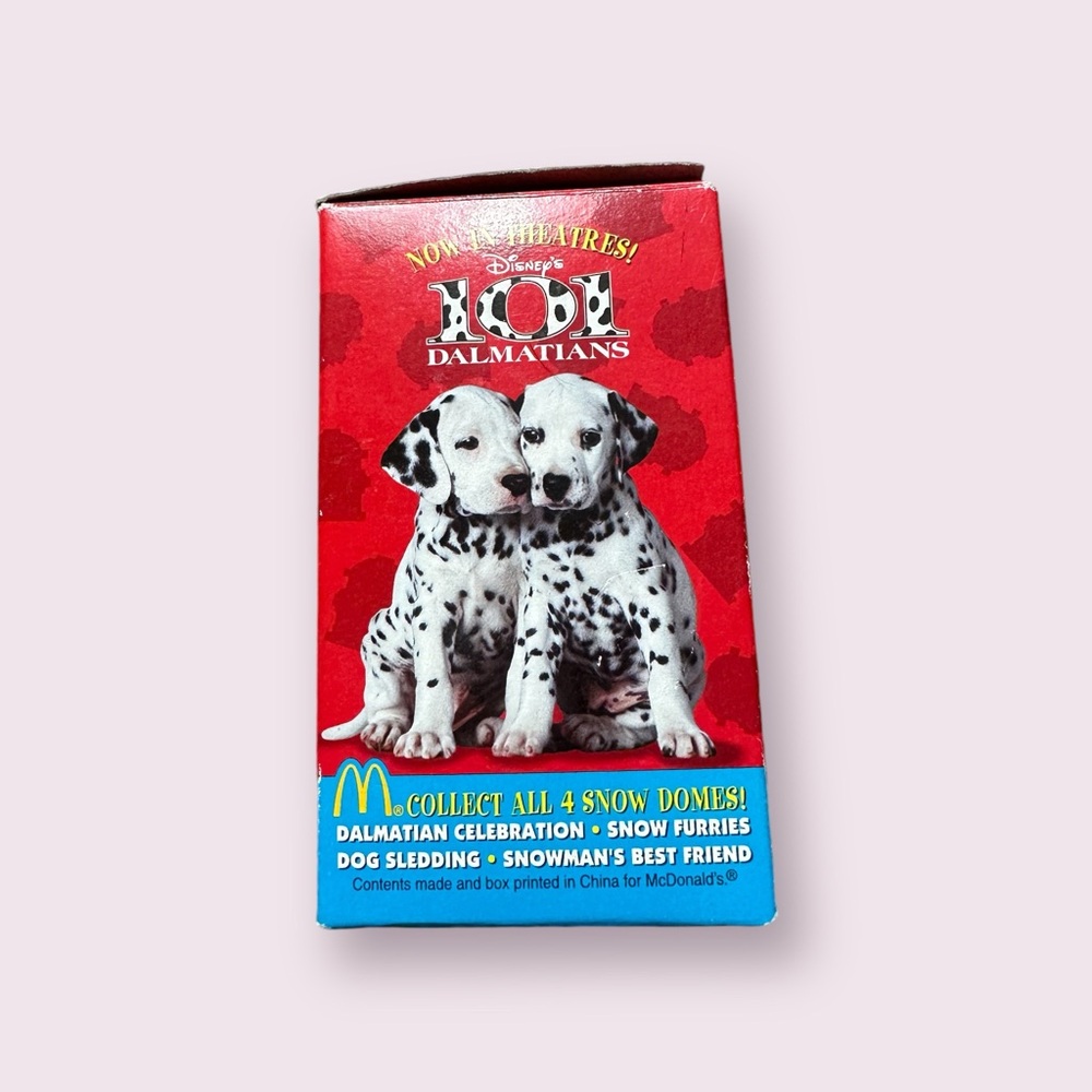 Vintage 1996 McDonald’s Disney 101 Dalmatians Snow Dome Small Collector Toy - Picture 2 of 10